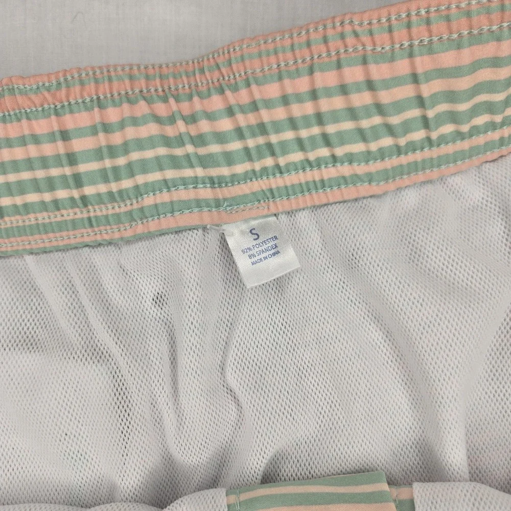 Southern Tide Swim Trunks Mens Small Stripe Mesh Lined Fishing Beach Lightweight